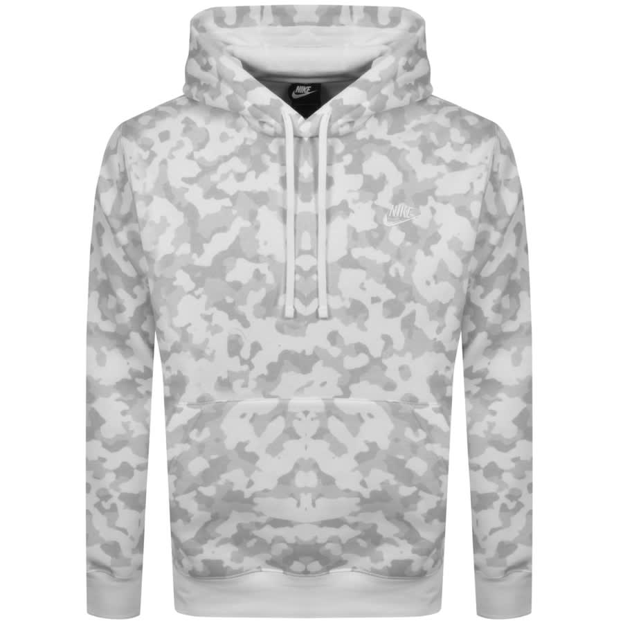Alternative Image for ProductNike Camo Club Hoodie White1